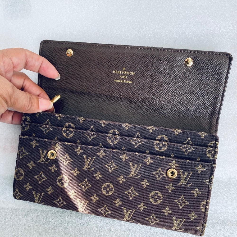 Wallet Monogram Mini Lin Portefeuille Sarah